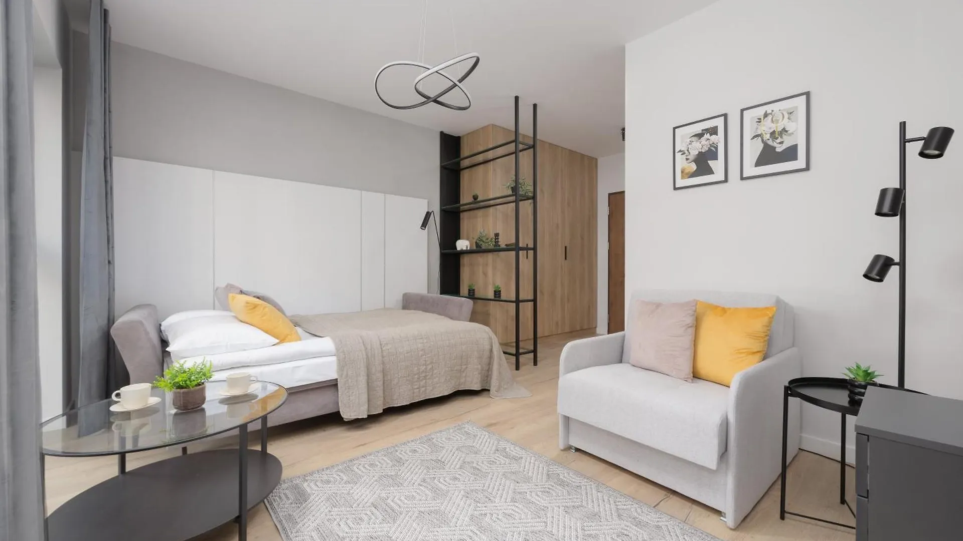 Piekne Studia Dla 3 Osob & Parking Warszawa By Noclegi Renters